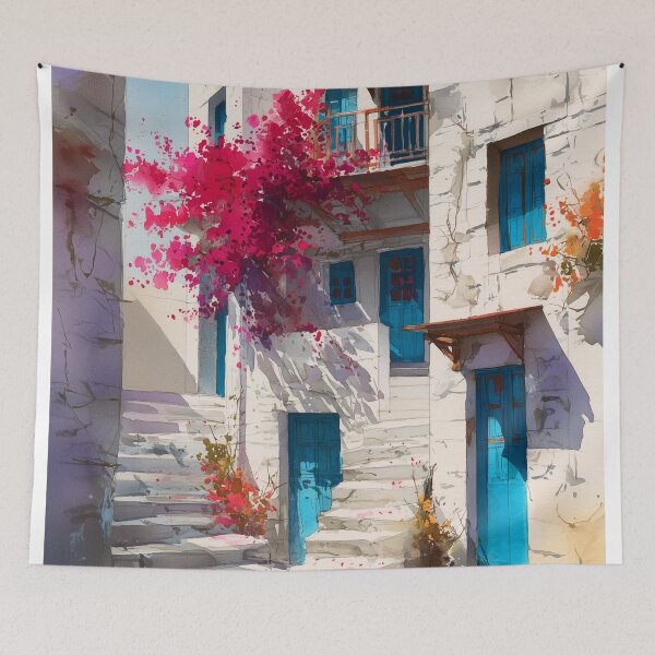 Item preview, Mediterranean Stairway designed and sold by nemfisart.