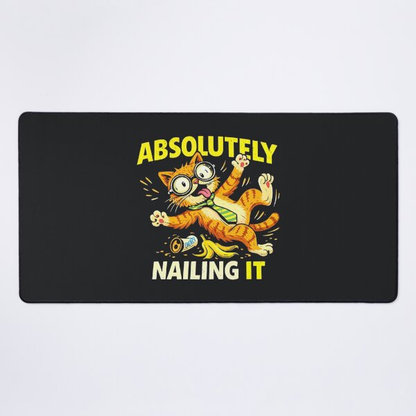 Item preview, Clumsy Cat – Funny Absolutely Nailing It Chaos designed and sold by Taans-Creation.