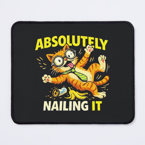 Item preview, Clumsy Cat – Funny Absolutely Nailing It Chaos designed and sold by Taans-Creation.