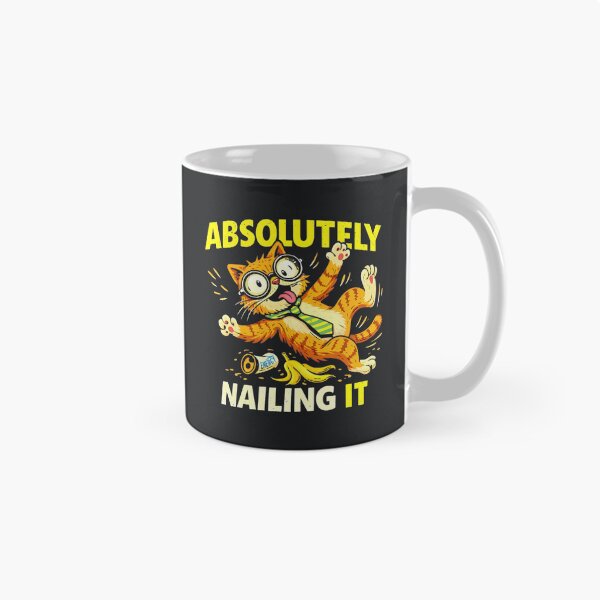 Item preview, Clumsy Cat – Funny Absolutely Nailing It Chaos designed and sold by Taans-Creation.