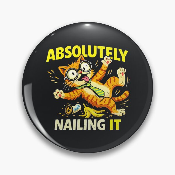 Item preview, Clumsy Cat – Funny Absolutely Nailing It Chaos designed and sold by Taans-Creation.