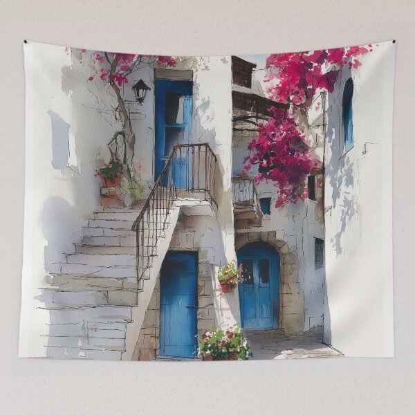 Item preview, Bougainvillea Alley designed and sold by nemfisart.