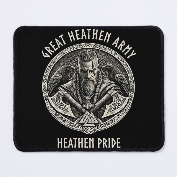 Item preview, Great Heathen Army Heathen Pride Viking Warrior Norse Pagan Design designed and sold by Freki & Geri.