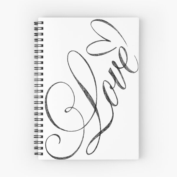 Item preview, Hand Drawn Love Calligraphy – Minimal Romantic Typography Illustration designed and sold by greemwork.