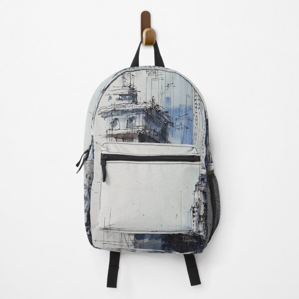 Item preview, Modern City Sketch designed and sold by nemfisart.