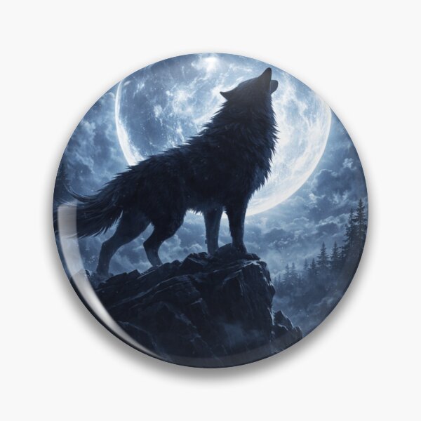 Item preview, Lone Wolf Mentality | Alpha Wolf Mountain Moon Design designed and sold by WittyWear Designs.