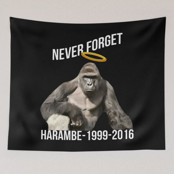 Item preview, Harambes Never Forget designed and sold by ArtsiAddu.