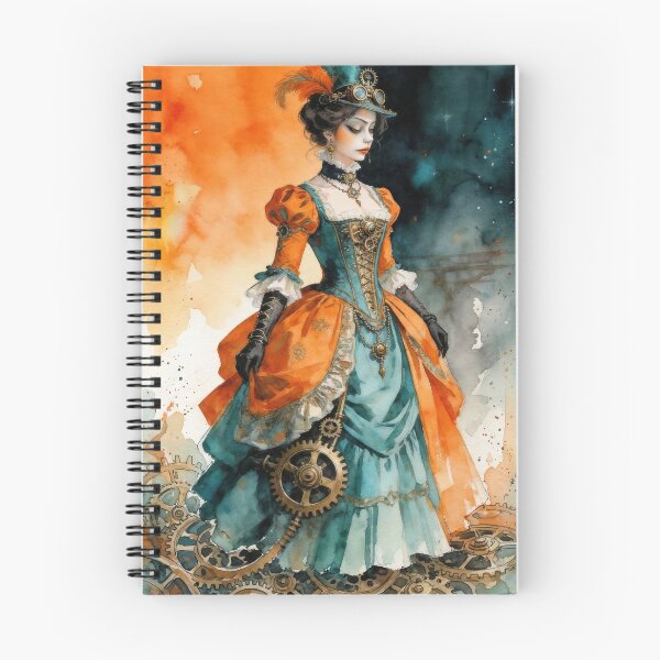 Item preview, Steampunk lady designed and sold by Christina Brunton Art.