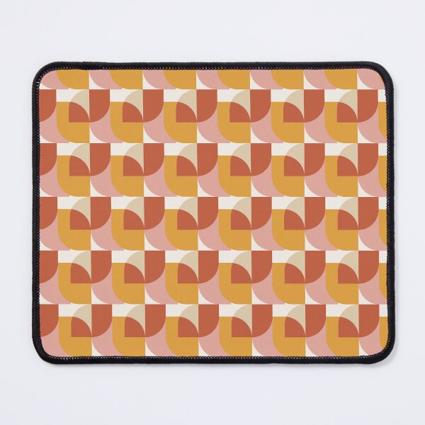 Item preview, Mid-Century Modern Retro Geometric Warm Earth Tones Pattern designed and sold by koohstudio.