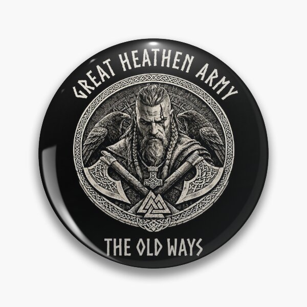 Item preview, Great Heathen Army The Old Ways Viking Warrior Norse Pagan Mythology Design designed and sold by Freki & Geri.