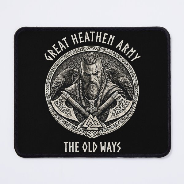 Item preview, Great Heathen Army The Old Ways Viking Warrior Norse Pagan Mythology Design designed and sold by Freki & Geri.