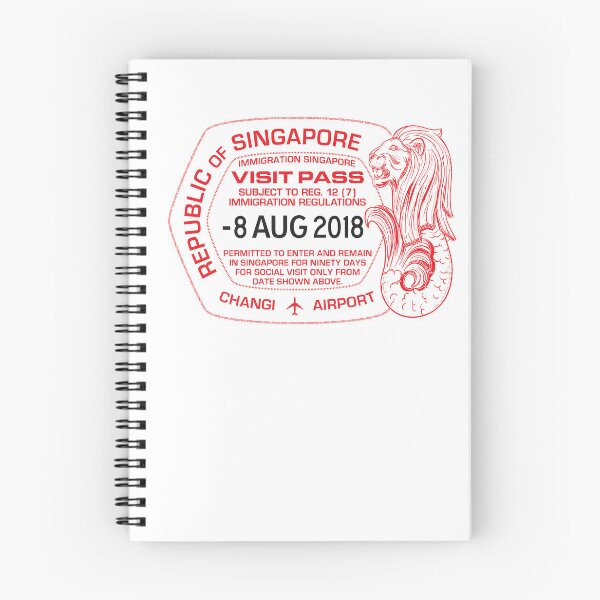 Item preview, Passport Stamp - Singapore designed and sold by travelwitheric.