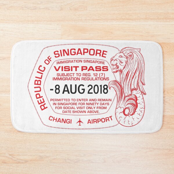 Item preview, Passport Stamp - Singapore designed and sold by travelwitheric.