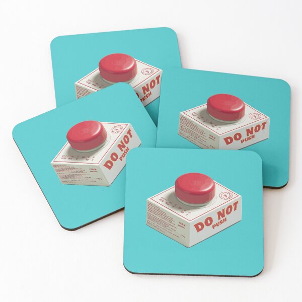 Item preview, Do Not Push Button designed and sold by Soft Mayhem Studio.
