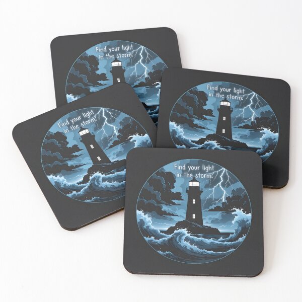 Item preview, Lighthouse in the Storm – Find Your Light  designed and sold by Everdreeam.