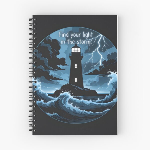 Item preview, Lighthouse in the Storm – Find Your Light  designed and sold by Everdreeam.