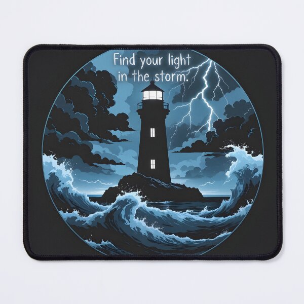 Item preview, Lighthouse in the Storm – Find Your Light designed and sold by Everdreeam.