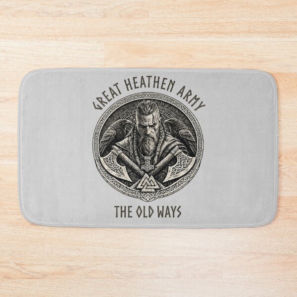 Item preview, Great Heathen Army The Old Ways Viking Warrior Norse Pagan Mythology Design designed and sold by Freki & Geri.