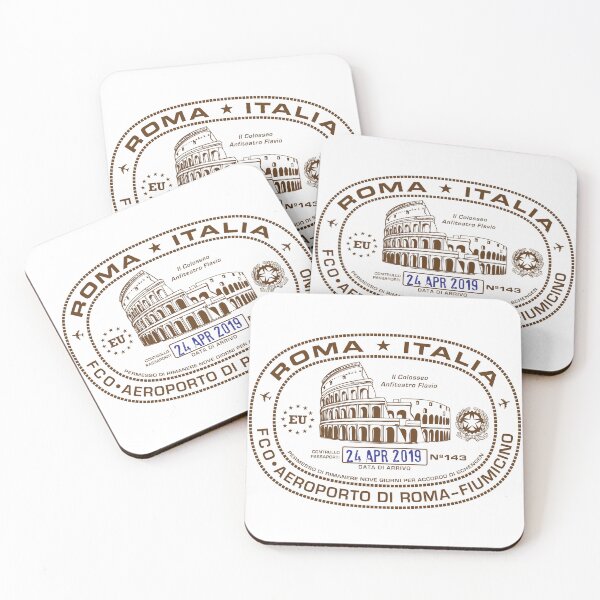 Item preview, Passport Stamp - Rome, Italy designed and sold by travelwitheric.
