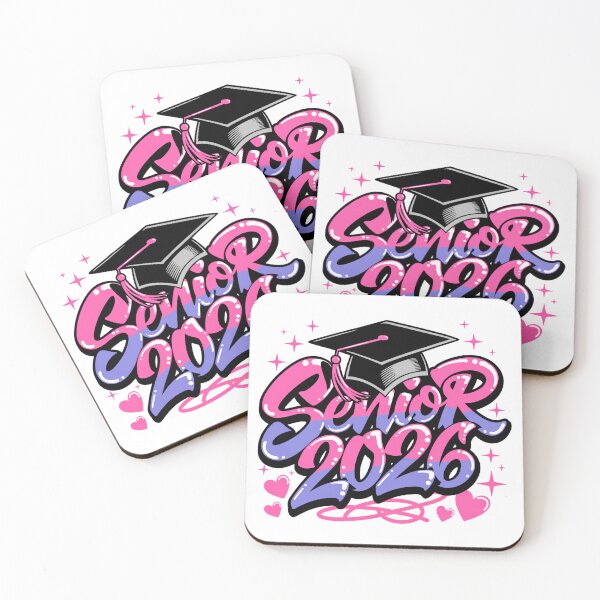 Item preview, Senior 2026 Graffiti | Retro Y2K Pink and Purple Graduation Cap Graphic designed and sold by pixelspaperslab.