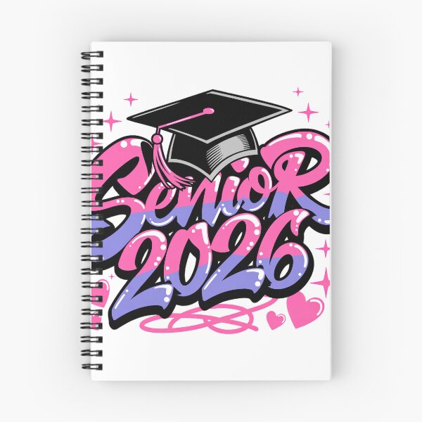 Item preview, Senior 2026 Graffiti | Retro Y2K Pink and Purple Graduation Cap Graphic designed and sold by pixelspaperslab.