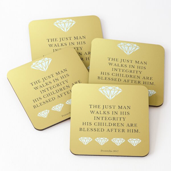 Item preview, Proverbs 20:7 designed and sold by Undonemadenew.