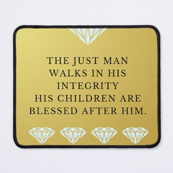 Item preview, Proverbs 20:7 designed and sold by Undonemadenew.