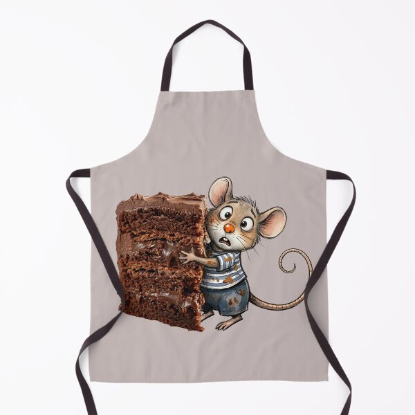 Item preview, Little thief. Mouse & chocolate cake designed and sold by Kiraguapa.