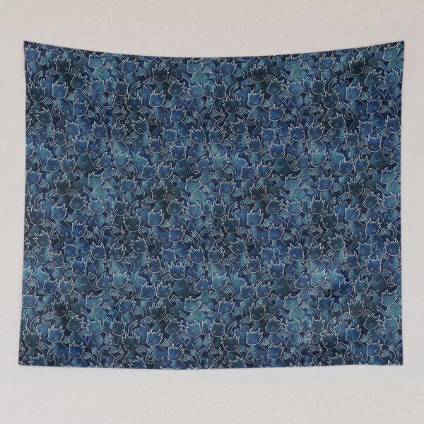Item preview, Cute Blue Watercolor Baby Dragon Fantasy Pattern designed and sold by Imaginationbeyond.