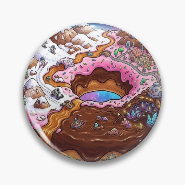 Item preview, Funny Donut Planet designed and sold by CTRL+ALT+Divine.