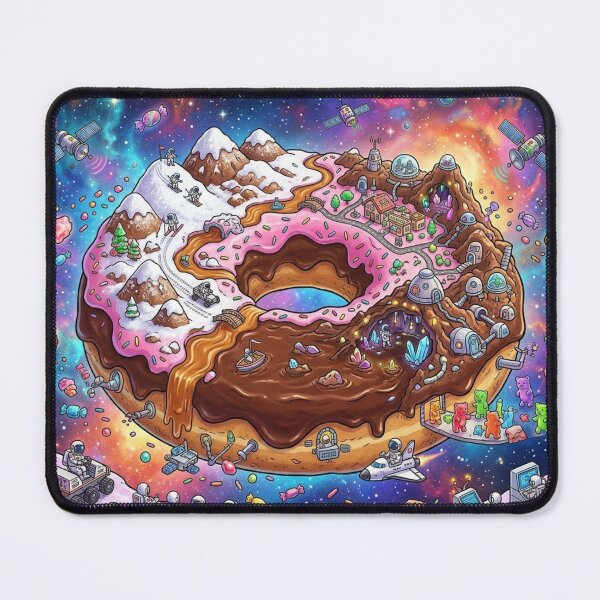 Item preview, Funny Donut Planet designed and sold by CTRL+ALT+Divine.