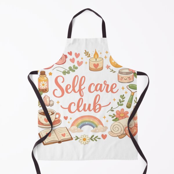 Item preview, Cute Self Care Club Aesthetic Design | Wellness & Mental Health Sticker designed and sold by Sanika arts .