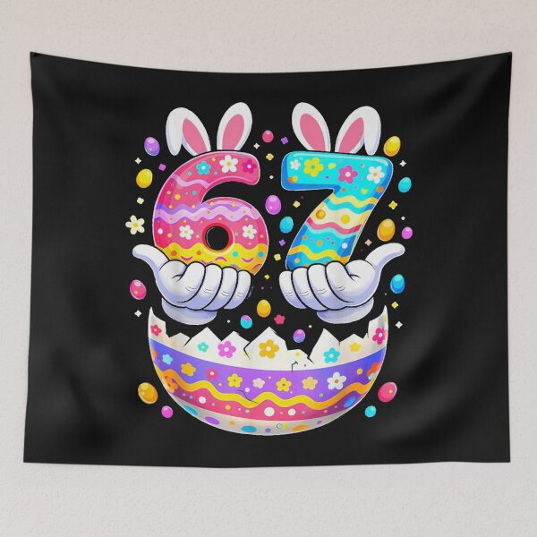 Item preview, Happy Easter Day 67 Meme designed and sold by KassandraDavis.