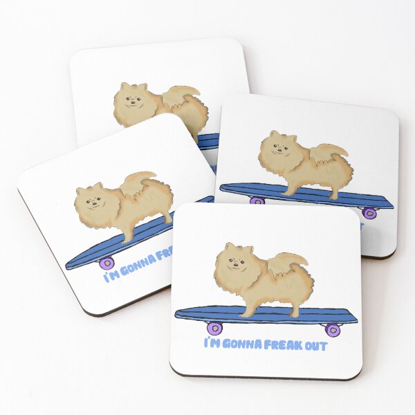 Item preview, skateboard pomeranian - i'm gonna freak out designed and sold by thecamillest.