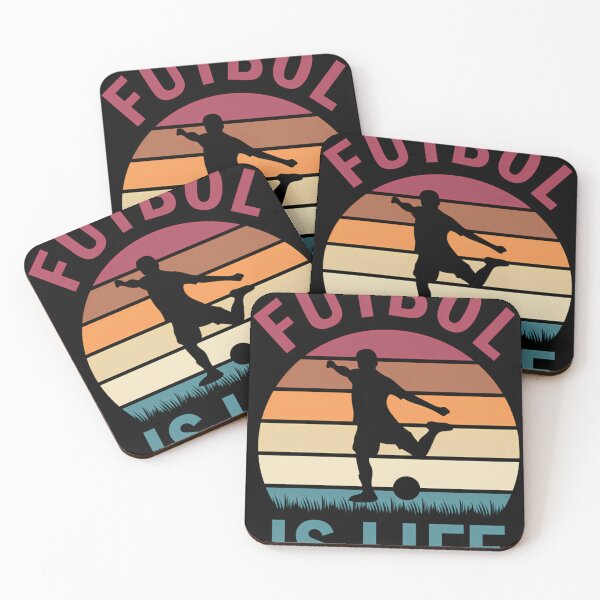 Item preview, Ftbol Is Life Football And Soccer Lover Vintage Retro Sunset designed and sold by worldrunner shop.