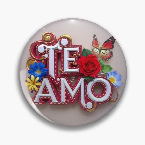 Item preview, Te Amo Romantic Love Quote Design  Te Amo Spanish Love Message Art  Romantic Te Amo Couple Love Design  Te Amo Cute Romantic Typography Art  Te Amo Sweet Love Quote Design designed and sold by donndostudio.