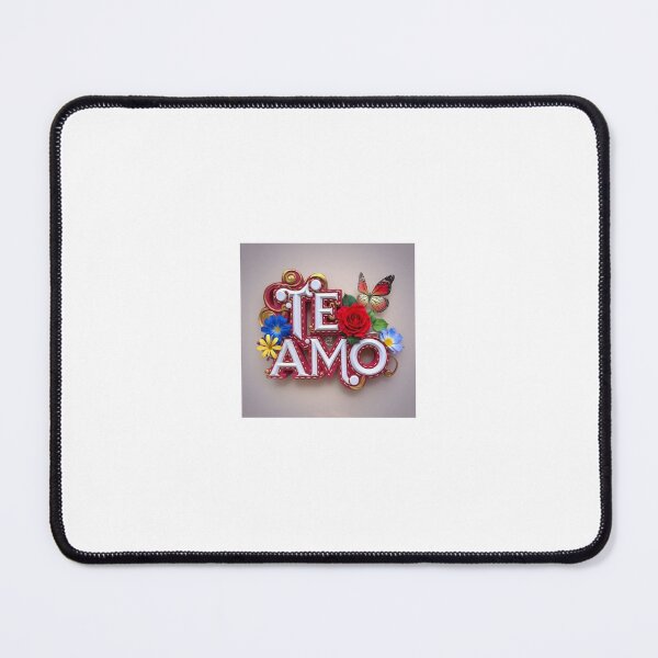 Item preview, Te Amo Romantic Love Quote Design Te Amo Spanish Love Message Art Romantic Te Amo Couple Love Design Te Amo Cute Romantic Typography Art Te Amo Sweet Love Quote Design designed and sold by donndostudio.