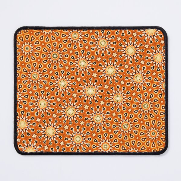 Item preview, Warm Sunburst Pattern in Gold Tones designed and sold by Fractal Journeys.