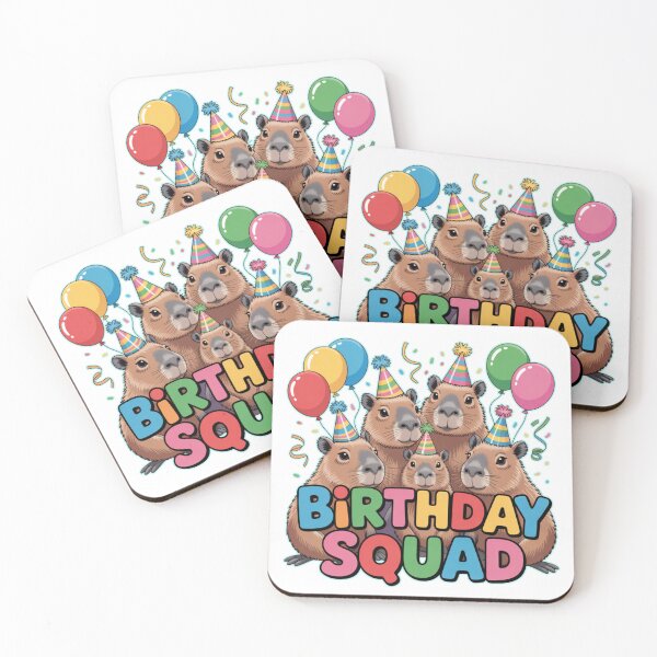 Item preview, Capybara Birthday Squad  Party Birthday Celebration Capy Lover designed and sold by Nzgiftsandmore.