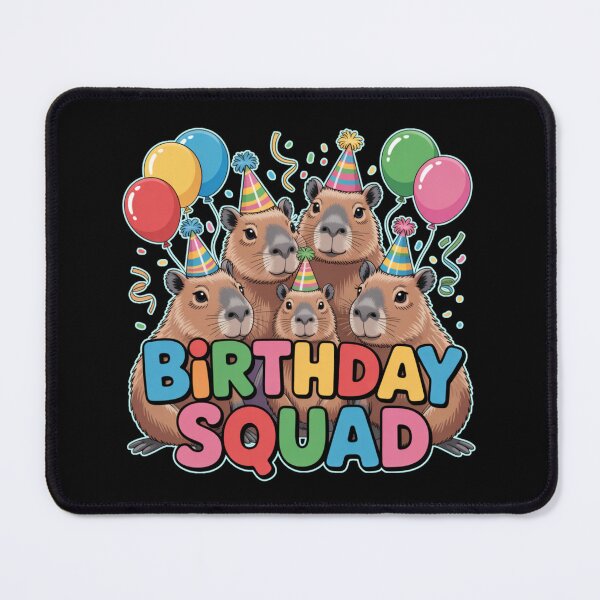 Item preview, Capybara Birthday Squad Party Birthday Celebration Capy Lover designed and sold by Nzgiftsandmore.