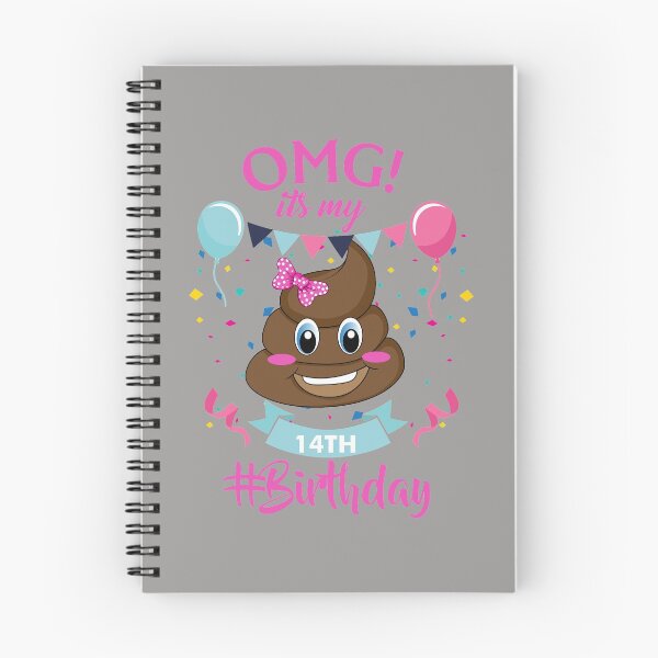 Item preview, 14th Birthday Girl - Poop Emoji designed and sold by melsens.