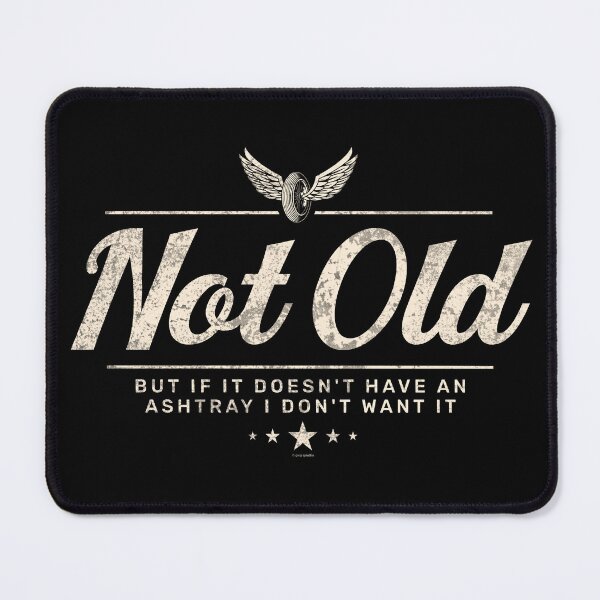 Item preview, Not Old - Ashtray Required Vintage Car Design designed and sold by Automotive Art by Greg.