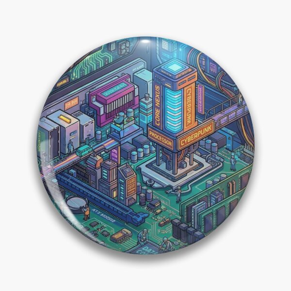 Item preview, Micro Computer City designed and sold by CTRL+ALT+Divine.