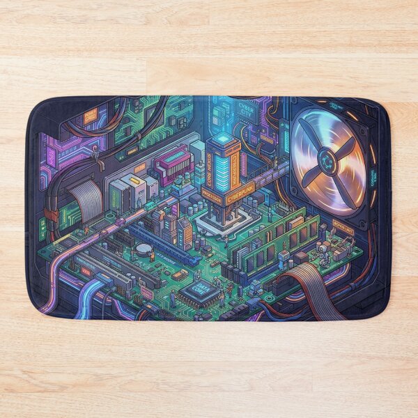 Item preview, Micro Computer City designed and sold by CTRL+ALT+Divine.