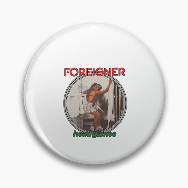 Item preview, Foreigner  Head Games Retro Cover Circle  designed and sold by RyanTravis64.
