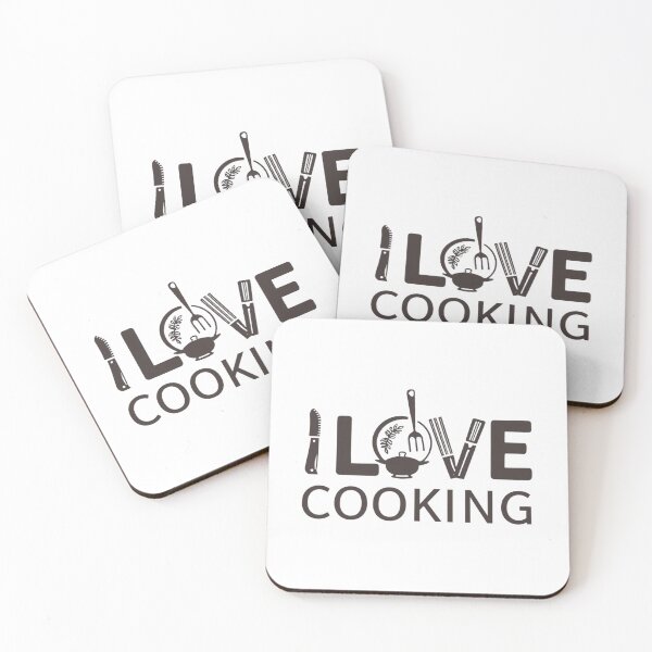 Item preview, I Love Cooking Shirt – Chef Kitchen Utensils Cooking Lover T-Shirt designed and sold by SOOLEZDRAWS.