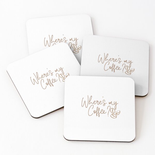 Item preview, Where's My Coffee? (White) designed and sold by yeeon.