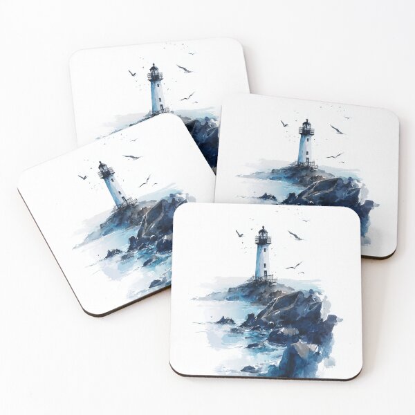 Artikelvorschau, Leuchtturm an der Rocky Coast entworfen und verkauft von nemfisart.