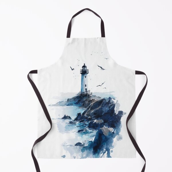 Item preview, Lighthouse on Rocky Coast designed and sold by nemfisart.