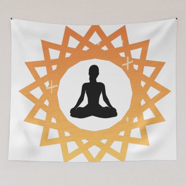 Item preview, Peaceful yoga lady  designed and sold by DoneAndDusted.